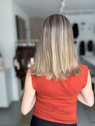 Komfort Perücke Alexis mit Highlights | Größe S/M | 50 cm Länge